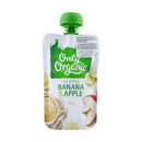 Only Organic Banana & Apple Fruit Pouch 120g