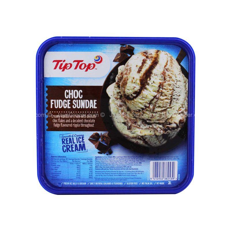 Tip Top Choc Fudge Sundae Ice Cream 2L