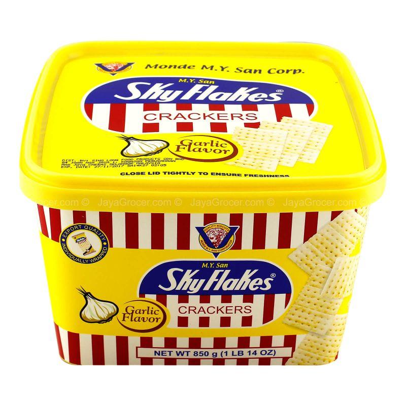 Sky Flakes Garlic Flavor Crackers 850g