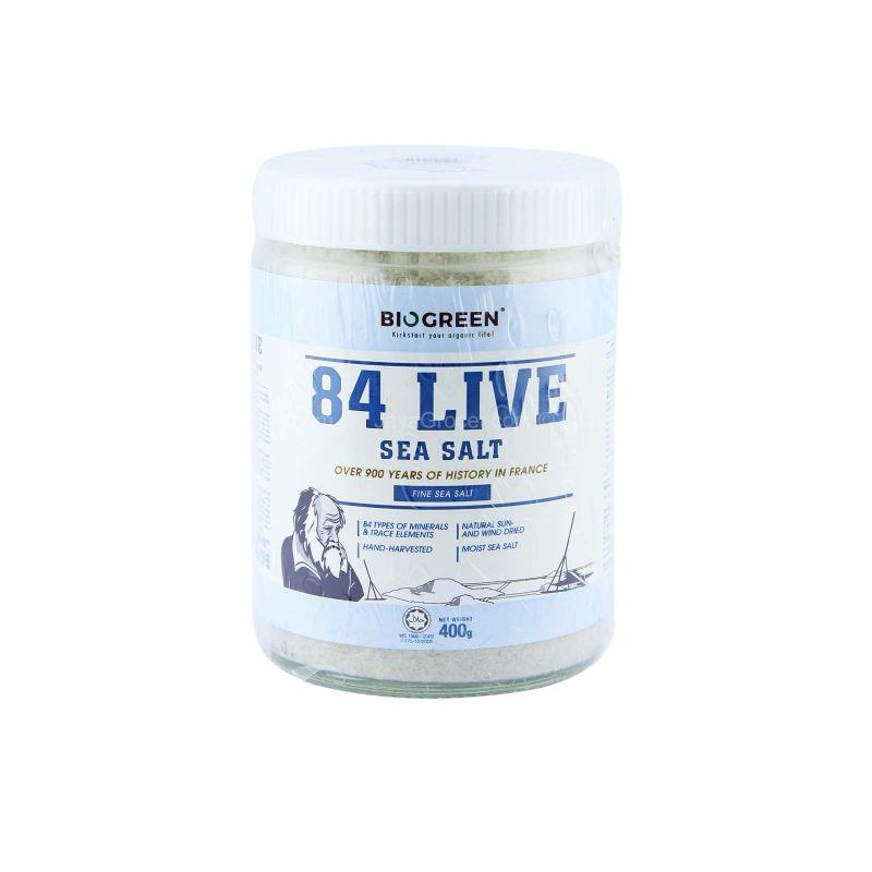 Biogreen 84 Live Sea Salt 400g
