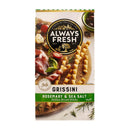 Always Fresh Grissini Rosemary & Sea Salt Italian Bread Sticks 125g