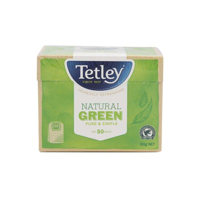 Tetley Natural Green Tea Bags 60g