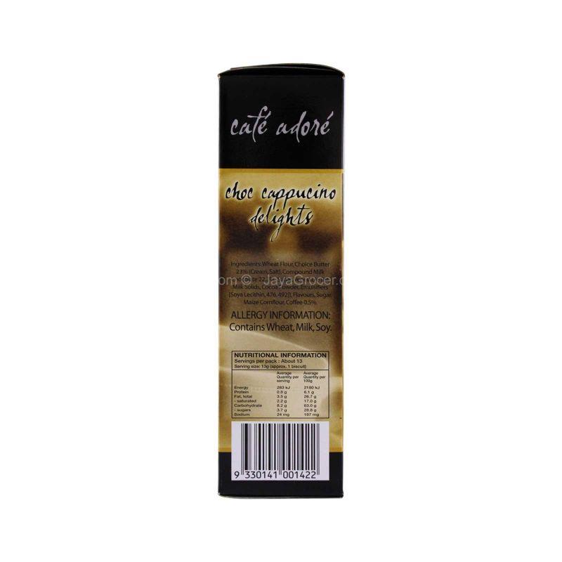 Café Adore Choc Cappuccino Shortbread Delights 170g