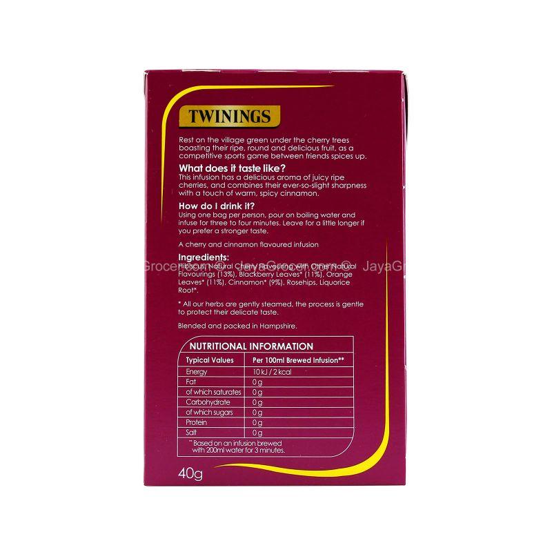 Twinings Cherry & Cinnamon Tea 40g