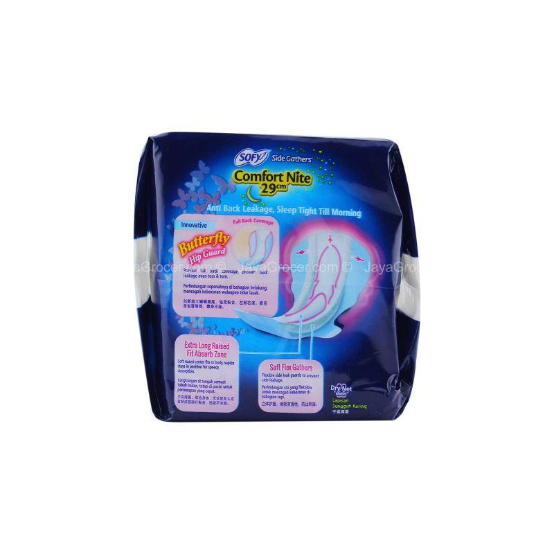 Sofy Side Gathers Comfort Nite Wing Pad 29cm x 14pads