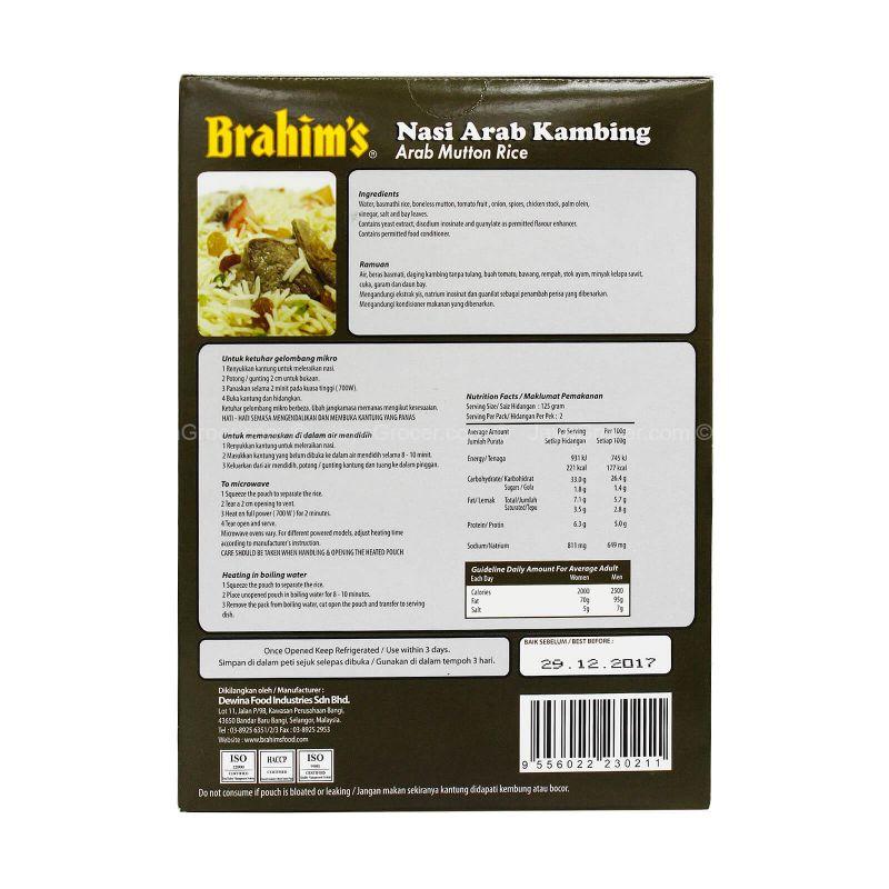 Brahim's Arab Mutton Rice 250g