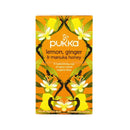 Pukka Lemon, Ginger and Manuka Honey Herbal Tea 40g