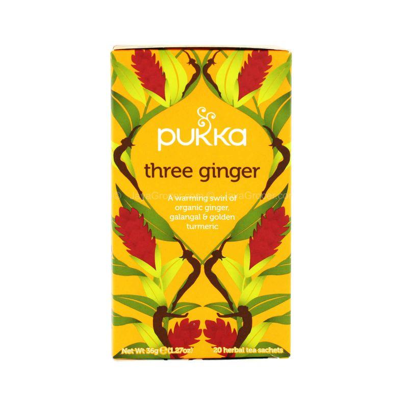 Pukka Three Ginger Herbal Tea 36g