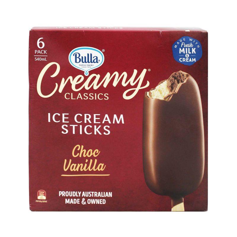 Bulla Creamy Classics Choc Vanilla Ice Cream Stick 540ml