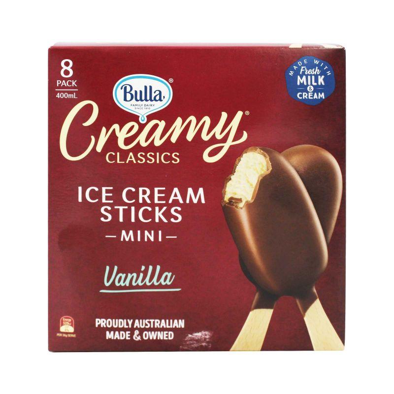 Bulla Creamy Classics Mini Vanilla Ice Cream Sticks 400ml