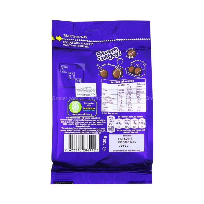 Cadbury Caramel Nibbles Chocolate 120g