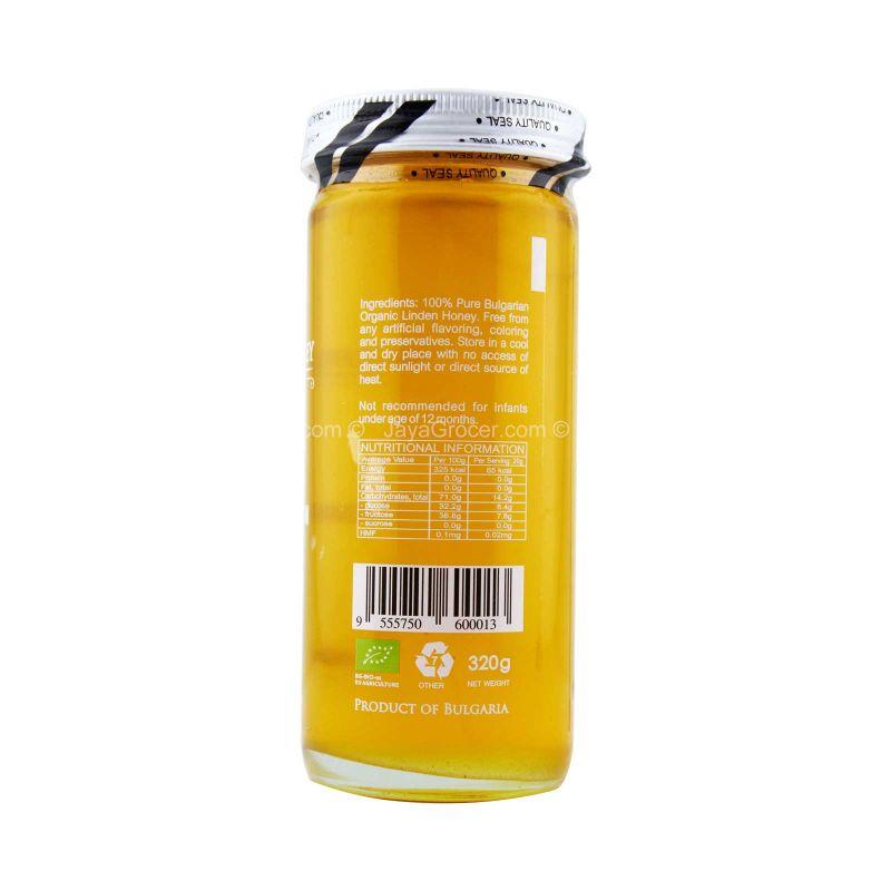 Bulgarian Honey Organic Linden Honey 320g