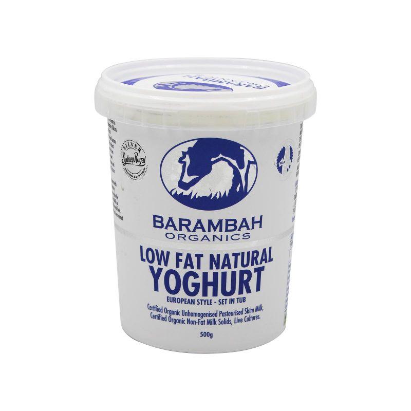 Barambah Organics Low Fat Natural Yoghurt 500g