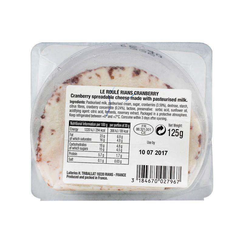 Rians Le Roule Cranberry (Cranberry Spreadable Cheese) 150g