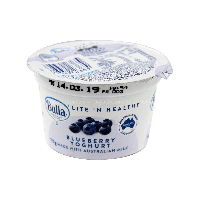 Bulla Lite ‘n Healthy Blueberry Yoghurt 110g