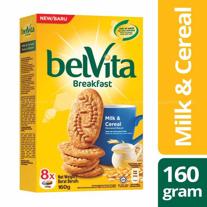 Belvita Breakfast Milk and Cereal Flavored Biscuit 160g
