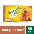 Belvita Honey & Chocolate Flavoured Biscuit 80g