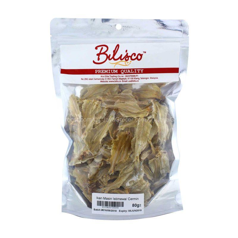 Bilisco Salted Diamond Trevally (Ikan Cermin) 80g