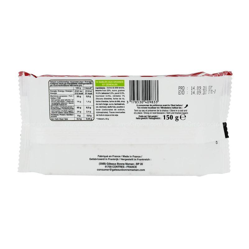 Bonne Maman Sables des Pres (Mixed Seed Biscuits) 150g