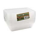 Ecodisposable Microwavable Round Container with Lids 10pcs