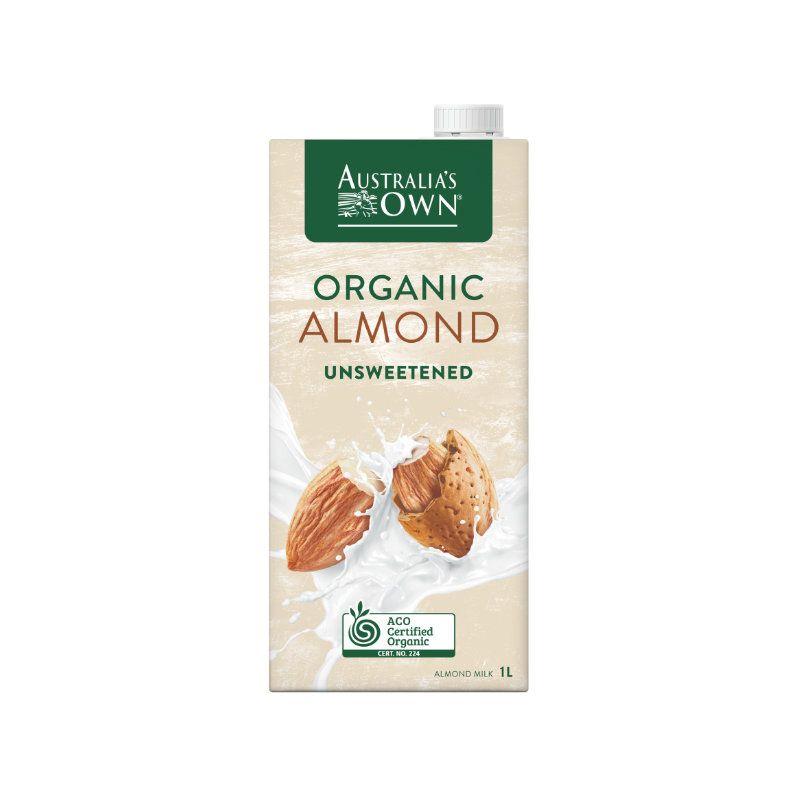 Australia's Own Organic Unsweetened Almond Milk 1L