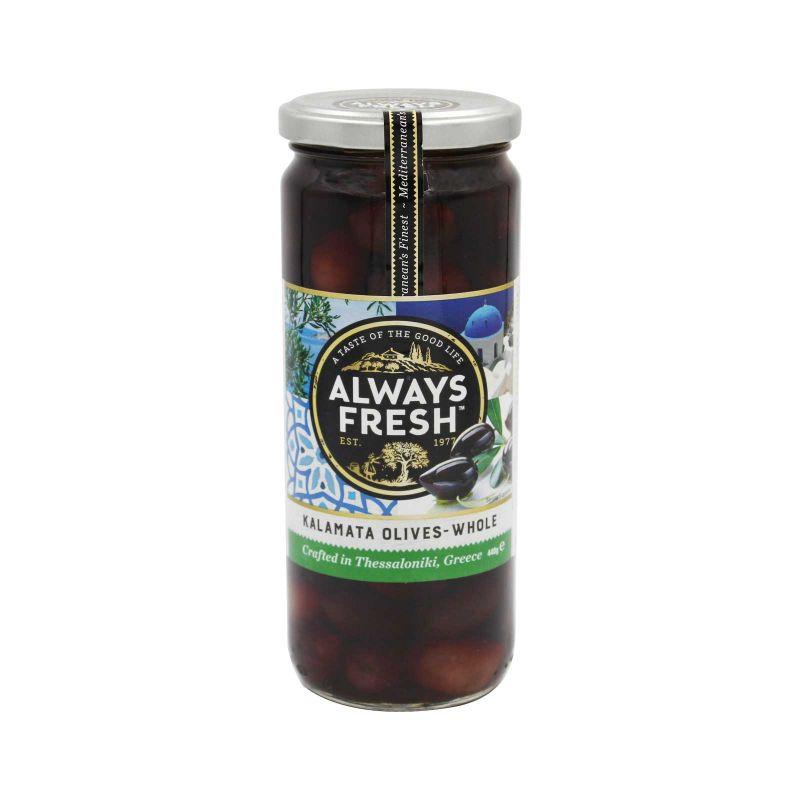 Always Fresh Kalamata Whole Olives 440g