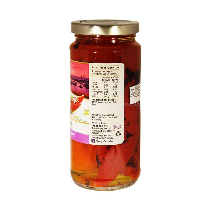 Always Fresh Roasted Peppers-Whole 330g