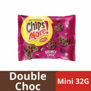 Chipsmore Mini Double Choc Chocolate Chip Cookies 32g