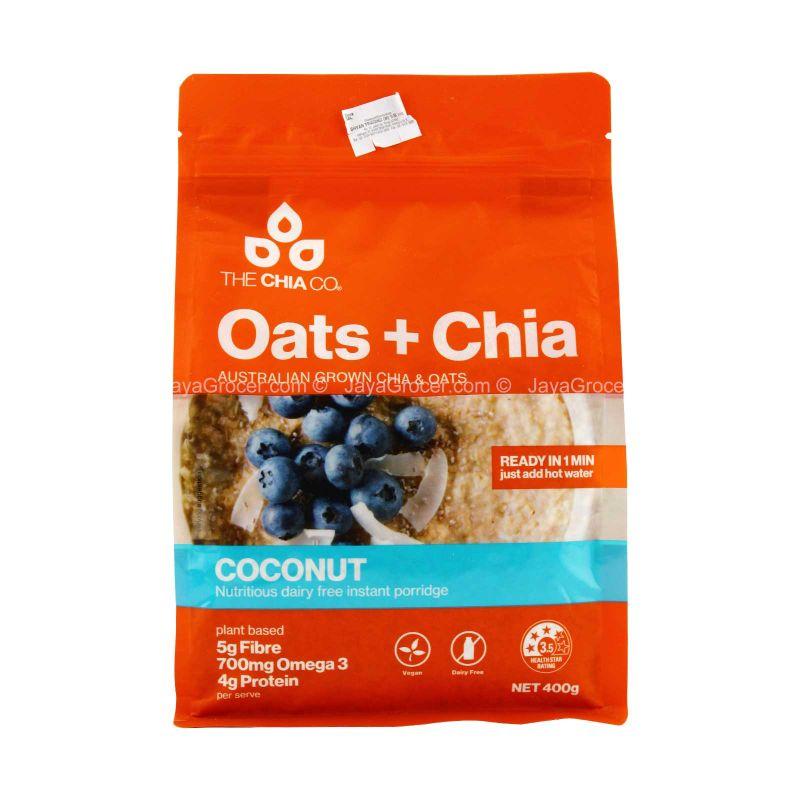 The Chia Co Oats + Chia Coconut Instant Porridge 400g