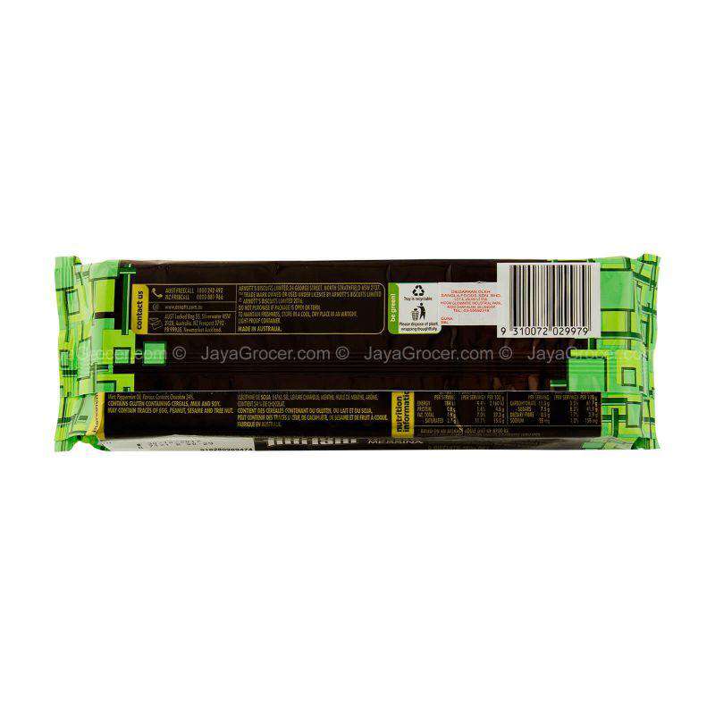 Arnott's TimTam Choc Mint Flavour Biscuit 160g