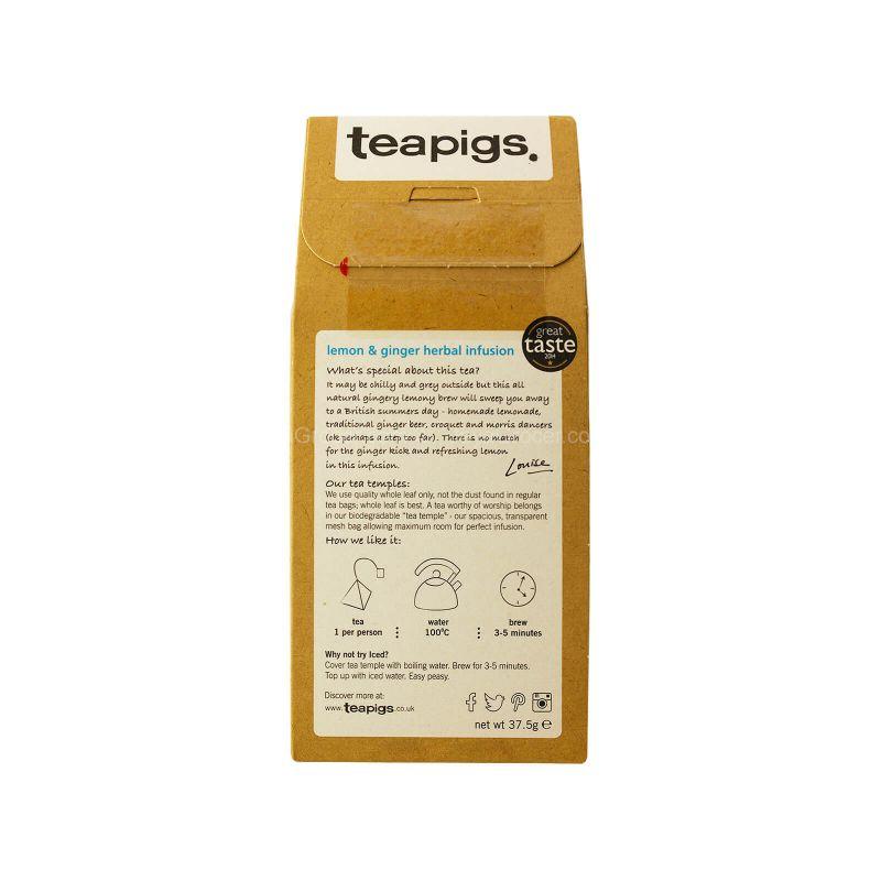 Teapigs Lemon & Ginger Tea 37.5g