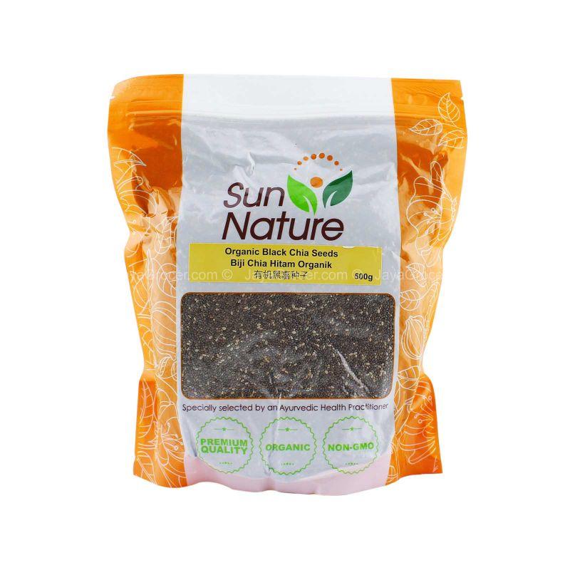 Sun Nature Organic Black Chia Seeds 500g
