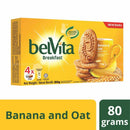 Belvita Breakfast Banana & Oat Flavoured Biscuit 20g x 4