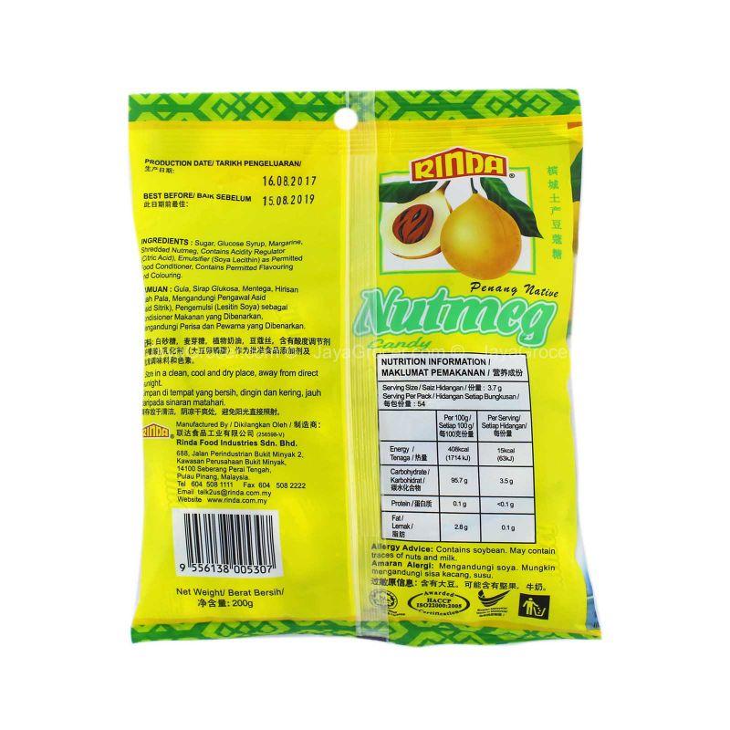 Rinda Nutmeg Candy 200g
