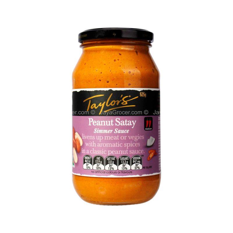Taylor’s Peanut Satay Simmer Sauce 500g