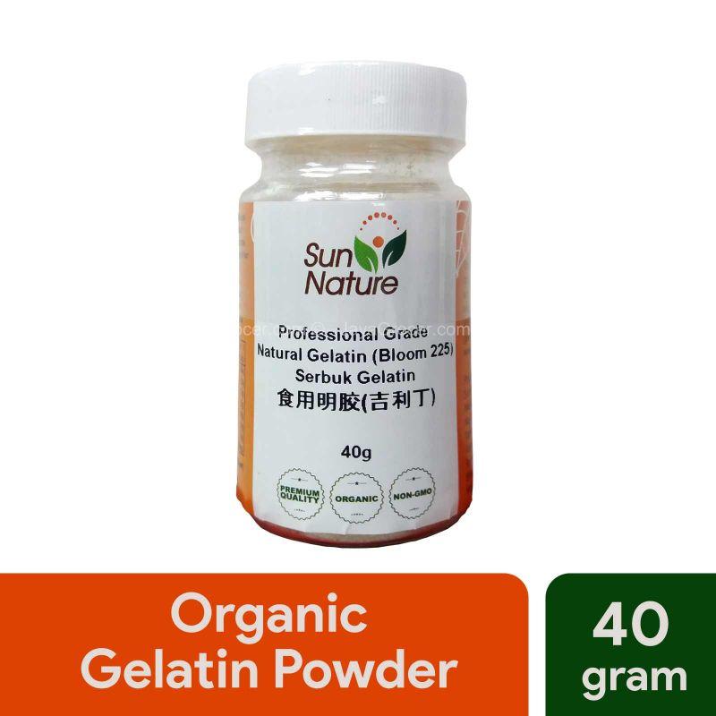 Sun Nature Professional Grade Natural Gelatin (Bloom 225) 40g
