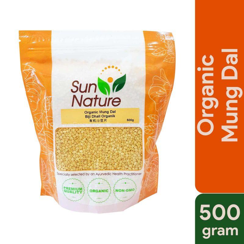 Sun Nature Organic Mung Dal 500g