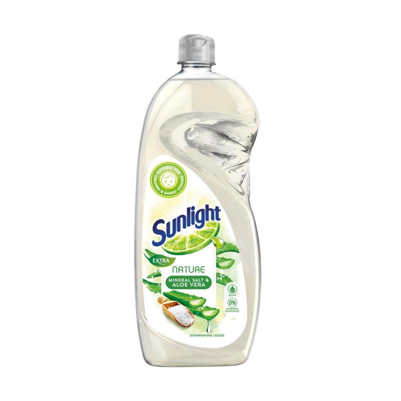 Sunlight Extra Nature Mineral Salt & Aloe Vera Dishwashing Liquid 1L