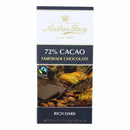 Anthon Berg 72% Cacao Rich Dark Fairtrade Chocolate 100g