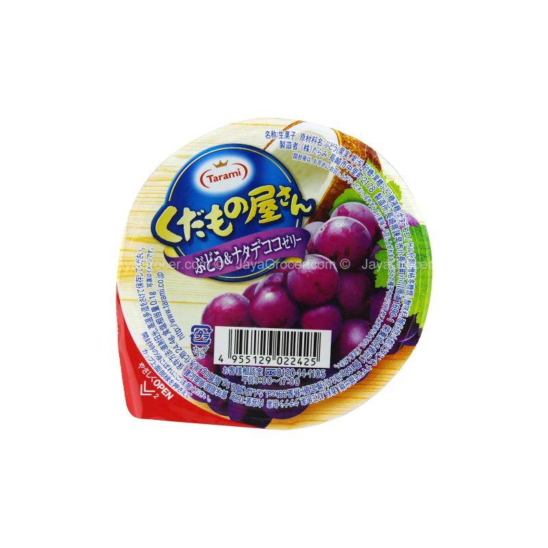 Tarami Grape & Nata de Coco Jelly 160g
