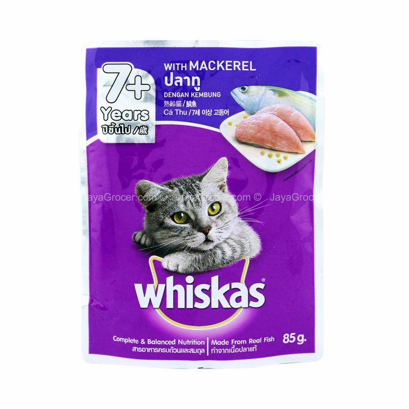 Whiskas Pouch Real Fish Mackerel 85g