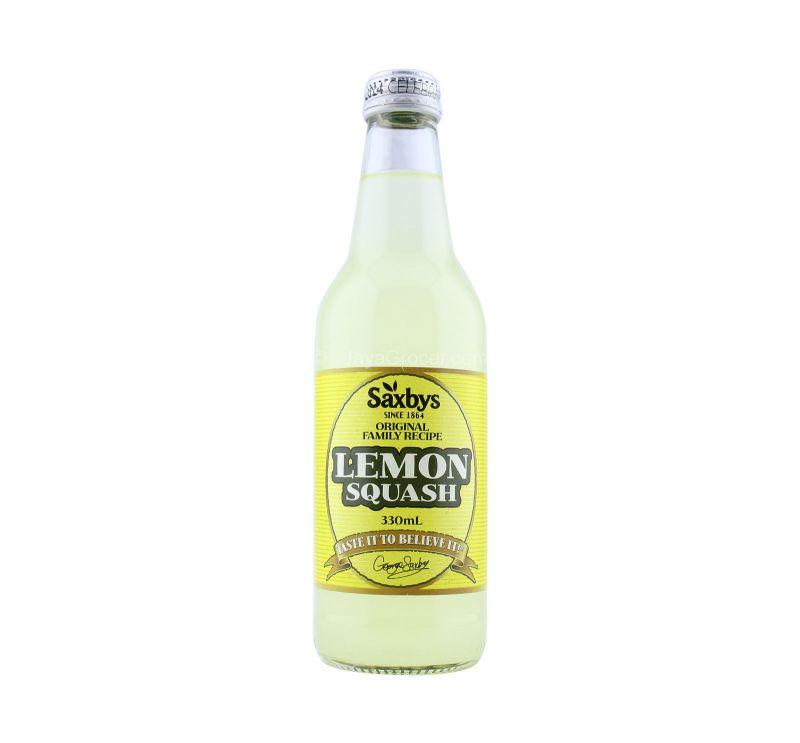 Saxbys Lemon Squash Soft Drink 330ml