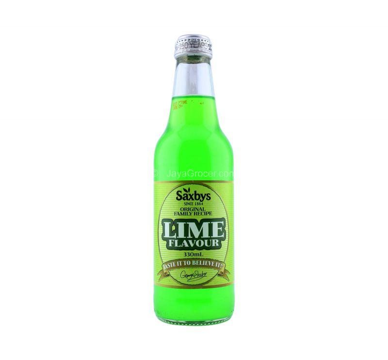 Saxbys Lime Soft Drink 330ml