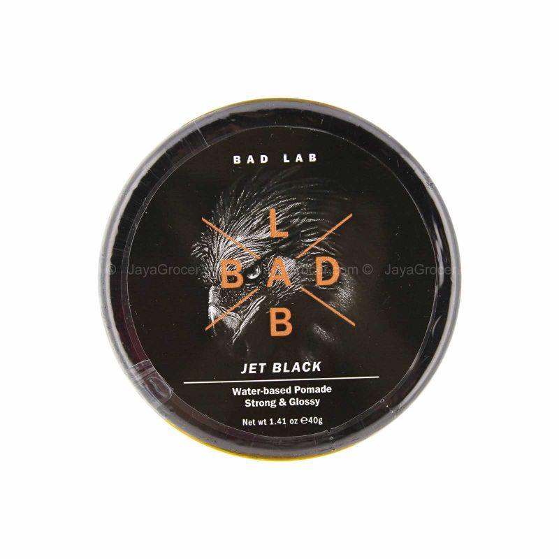 Bad Lab Jet Black Water-Based Pomade Strong and Glossy 40g