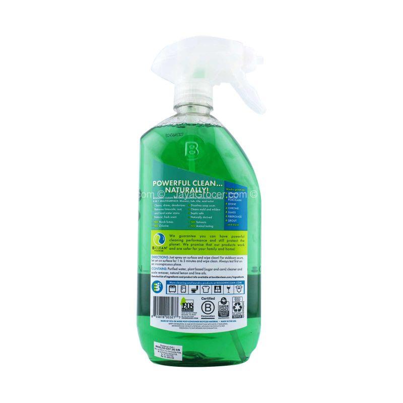 Boulder Clean 4 in 1 Natural Foaming Bathroom Cleaner Lemon Lime Zest 828ml