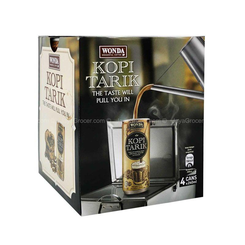 Wonda Kopi Tarik Milk Coffee Drink 240ml x 4