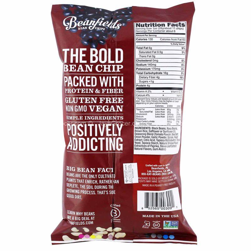 Beanfields Barbecue Flavoured Bean Chips 156g