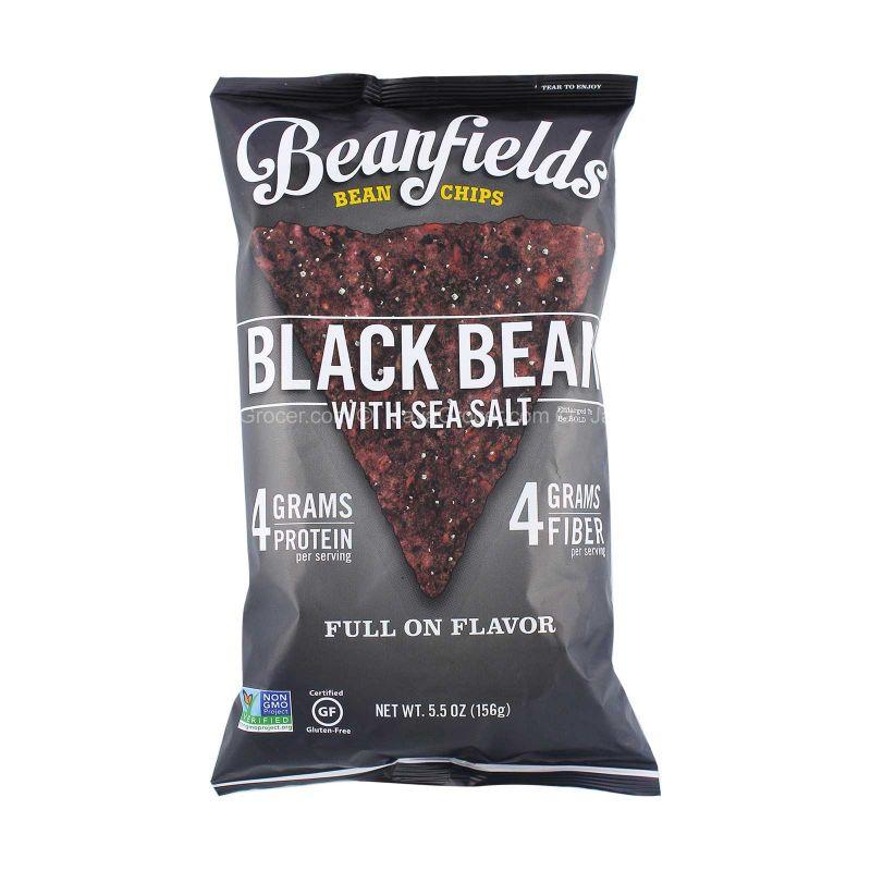 Beanfields Bean & Rice Chips Black Bean & Sea Salt Flavour 156g