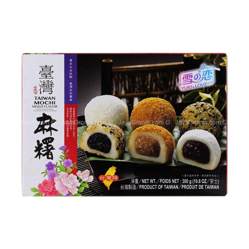 Yuki & Love Taiwan Mochi Mixed Flavour 300g