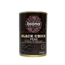 Biona Organic Black Chick Peas 400g